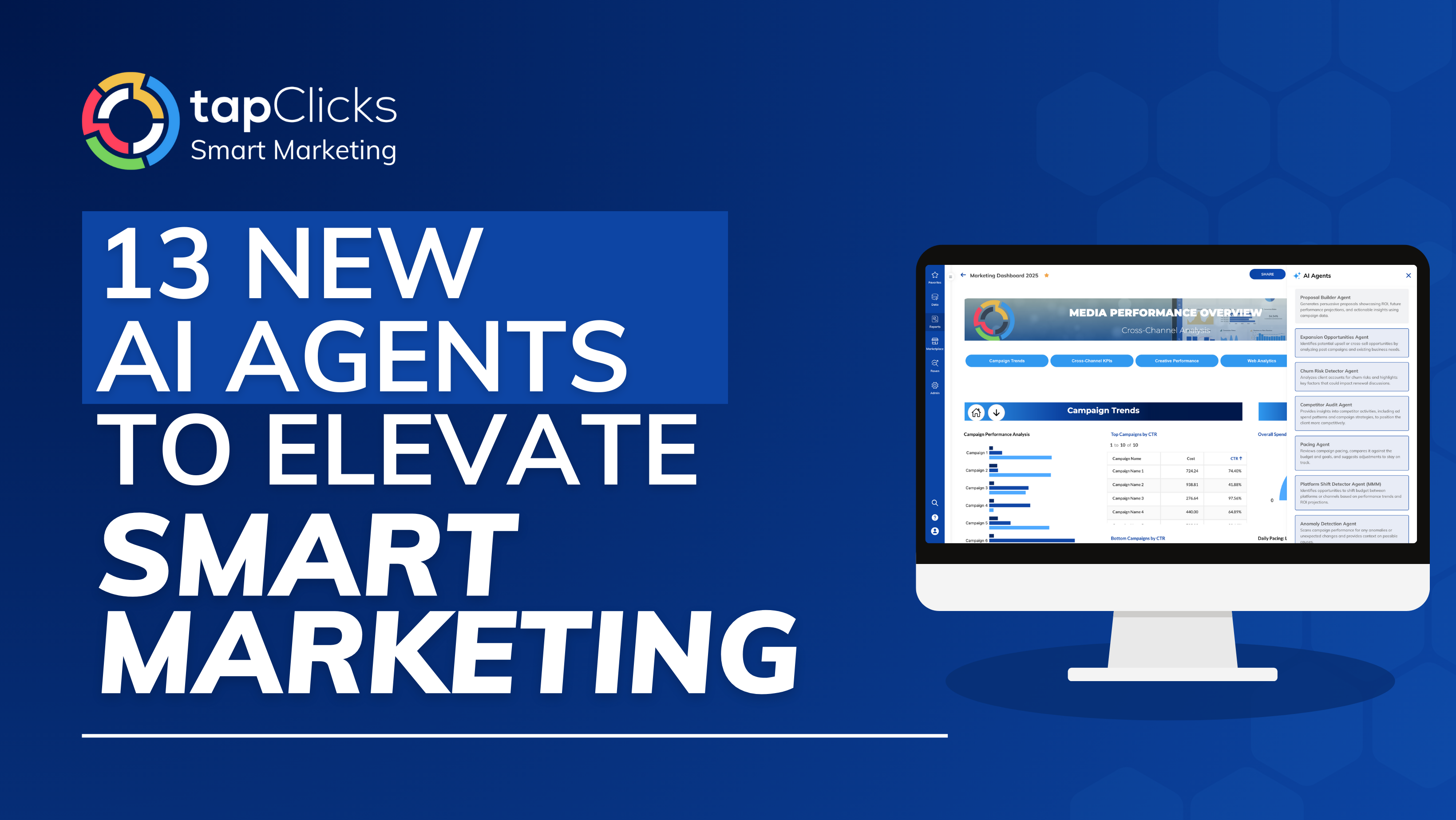 TapClicks Launches 13 New AI Insights Agents to Elevate Smart Marketing