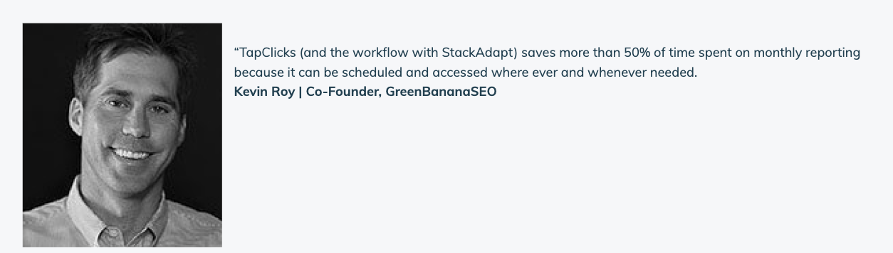 Kevin Roy Co Founder of Green Banana SEO Testimonial