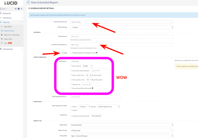 Scheduled Report Scheduling is made simple in TapClicks