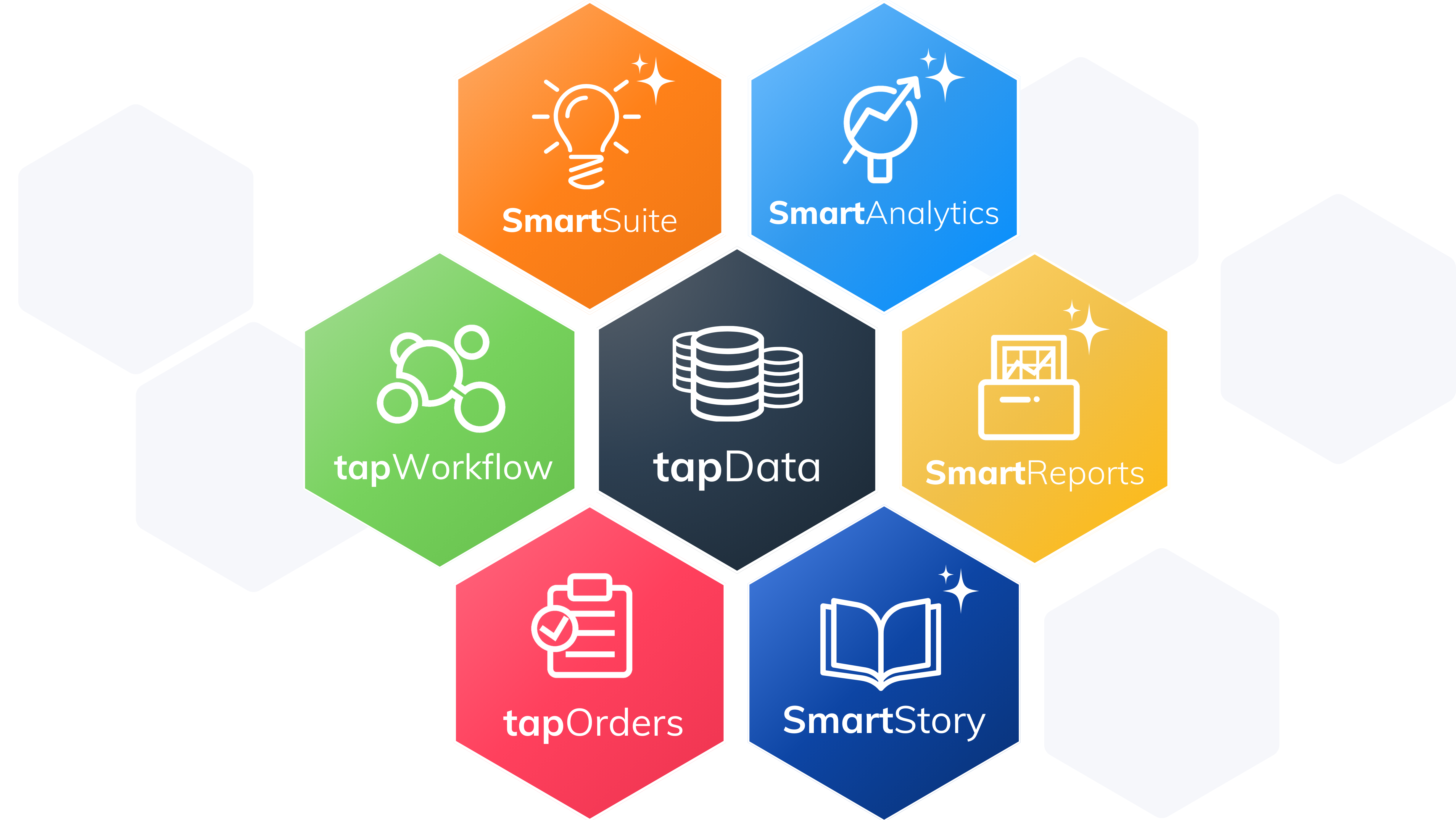 TapClicks Products Hexagons