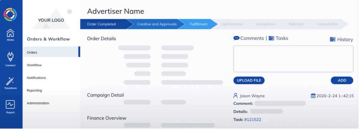 Example of how to create a custom order form. 