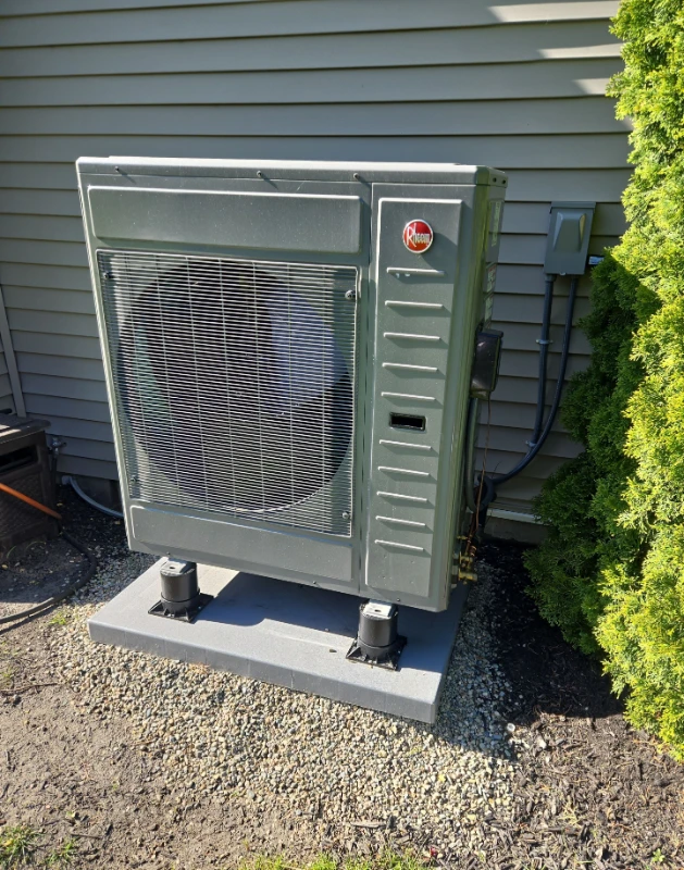 dual fuel heat pump installation