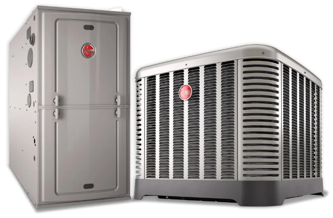 furnace and outdoor air conditioner