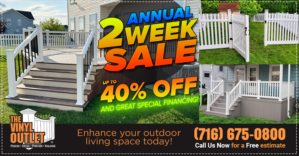 Specials Fences, Decks, Porches, Railings The Vinyl Outlet