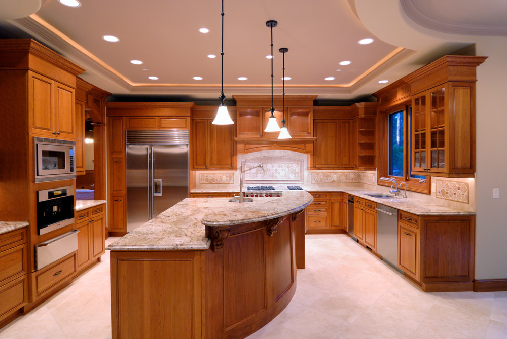 coffered ceiling kitchen