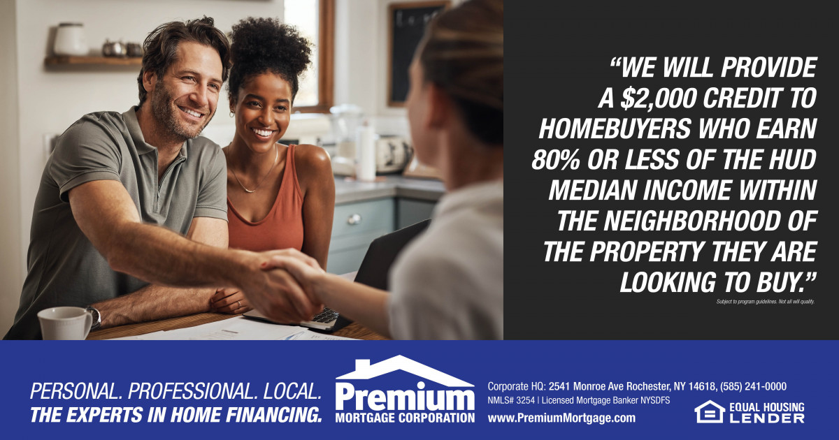 Premium Mortgage Corporation Launches Building Homeownership Program for Low-to-Moderate Income Borrowers