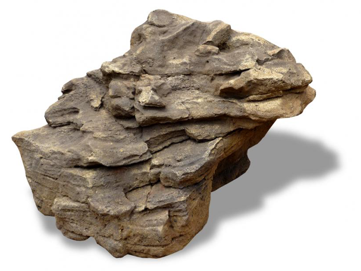 large brown artificial accent rock