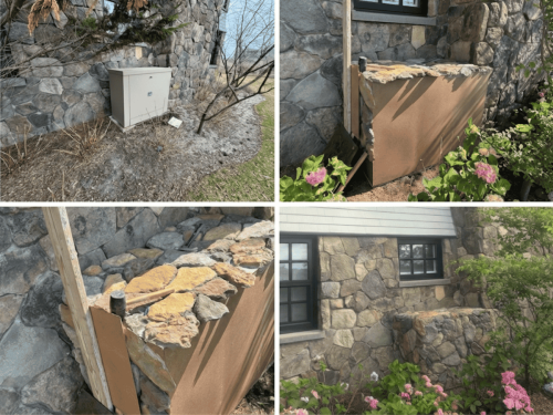 Crazy Stone Rock Wall Panel 18' x 9'