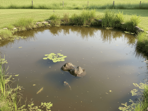 Floating - Hippo Head Large