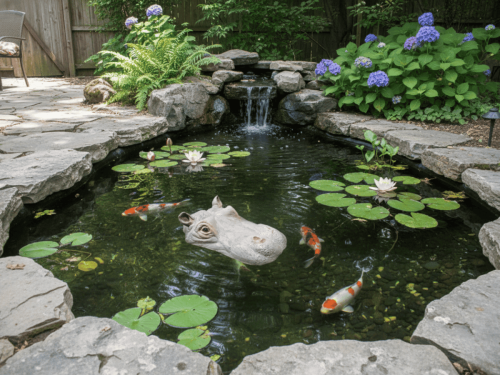 Floating - Hippo Head Small