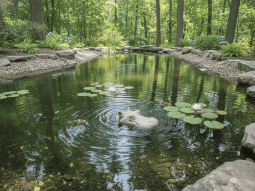 Floating - Hippo Head Small