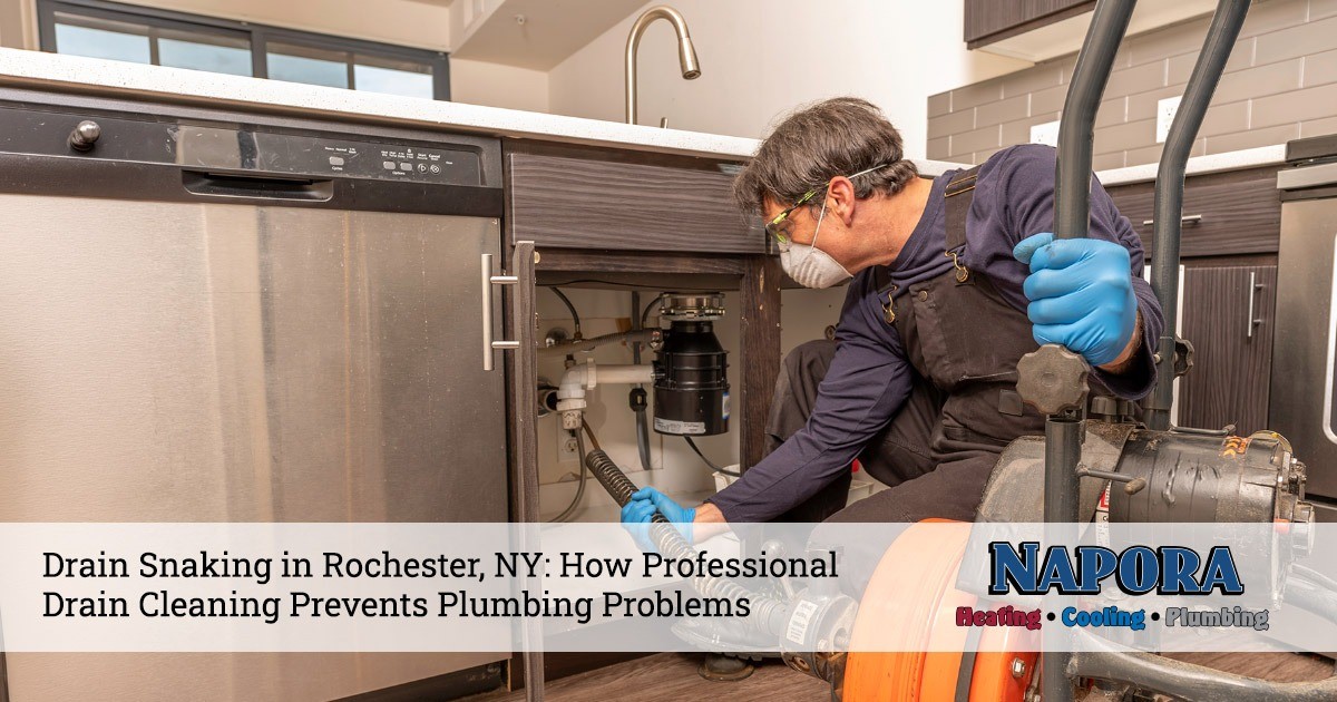 plumber snaking kitchen sink drain