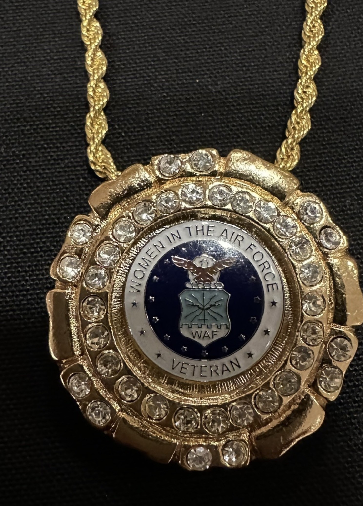 Air Force Retired Women association WAFA pendant and Pin combo $69