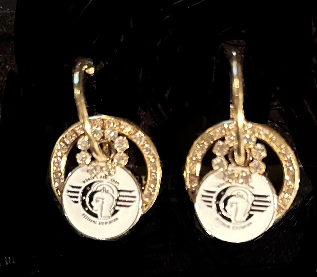 Army Corps Women’s Vetrans earring logo set  $94