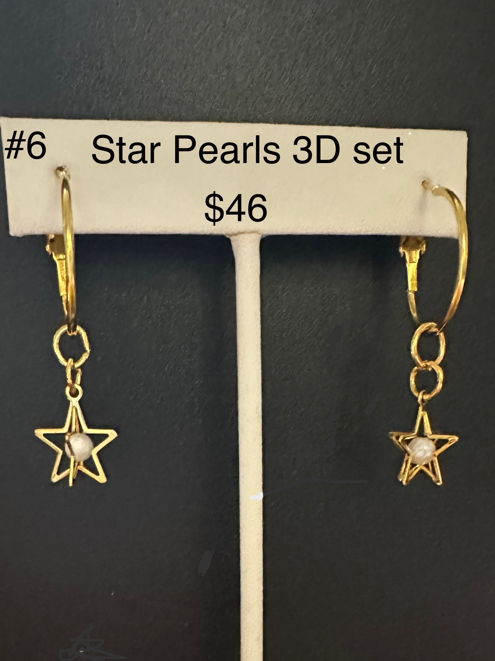 Star Pearl set#6 $46 pair
