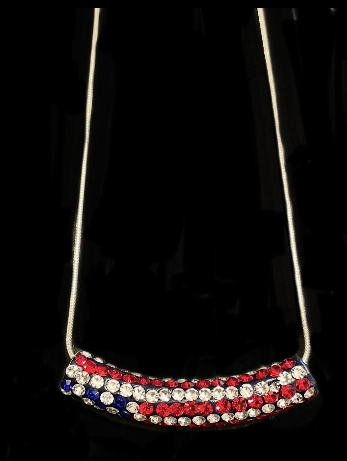 Crystal Flag pendant  $24.95