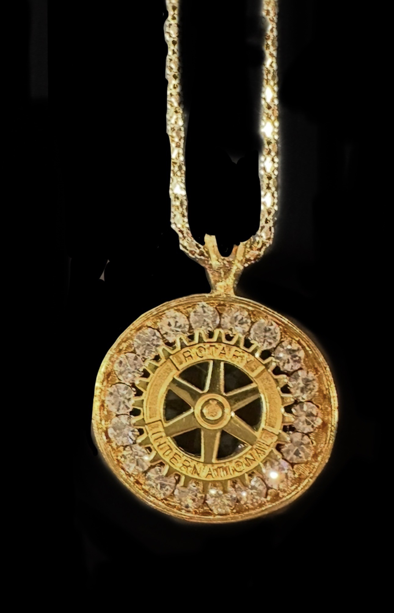 Rotary Wheel  Crystal pendant $69