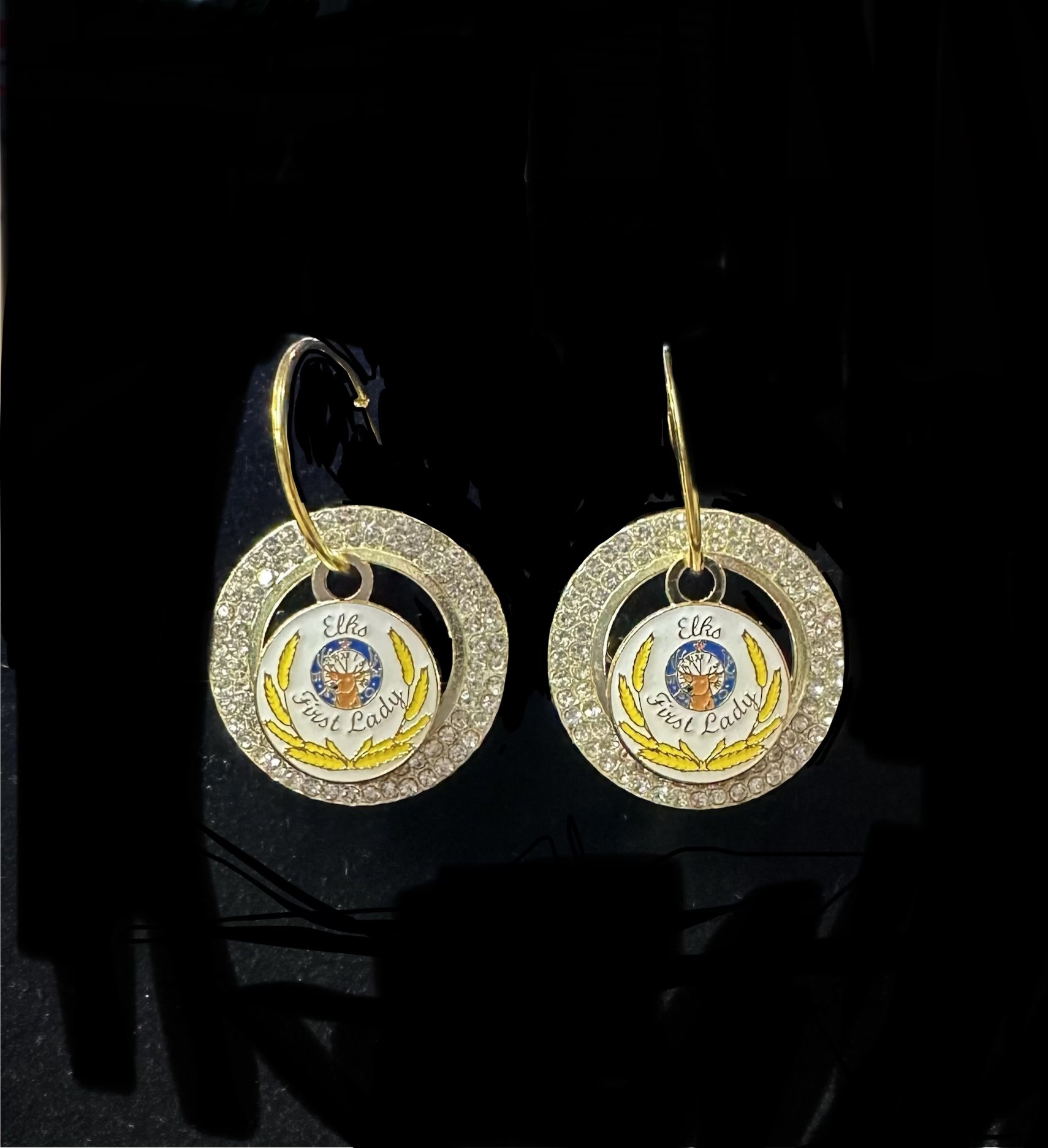 Elks First Lady earring set