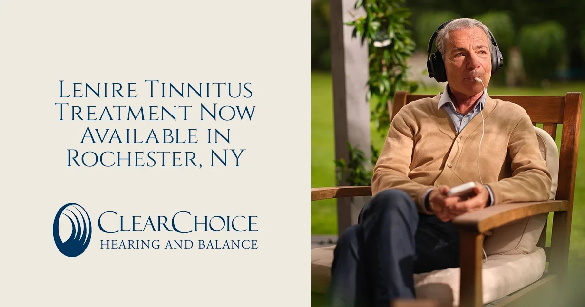 Lenire® Tinnitus Treatment Now Available in Rochester, NY
