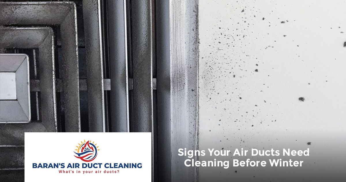 Signs Your Air Ducts Need Cleaning Before Winter
