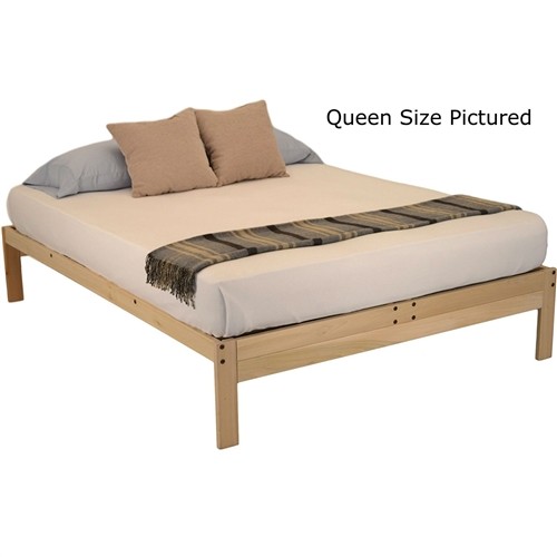 Twin XL Size Solid Wood Platform Bed Frame