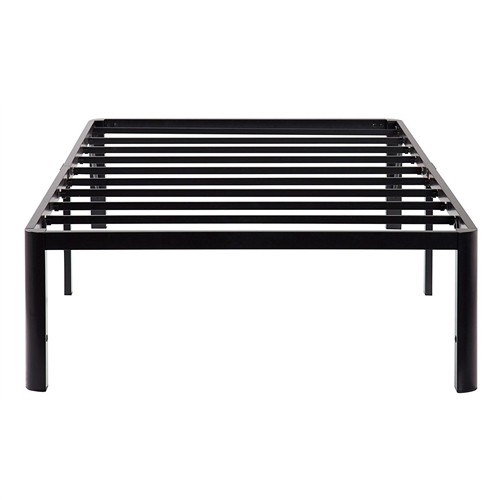 Twin XL Size 14" Black Metal Platform Bed Frame