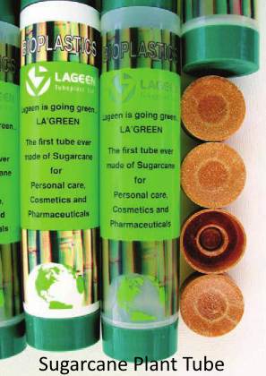 Tubes Made from Sugarcane Resin Provide a Green Option