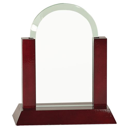 Gateway Glass Dome in Rosewood Base