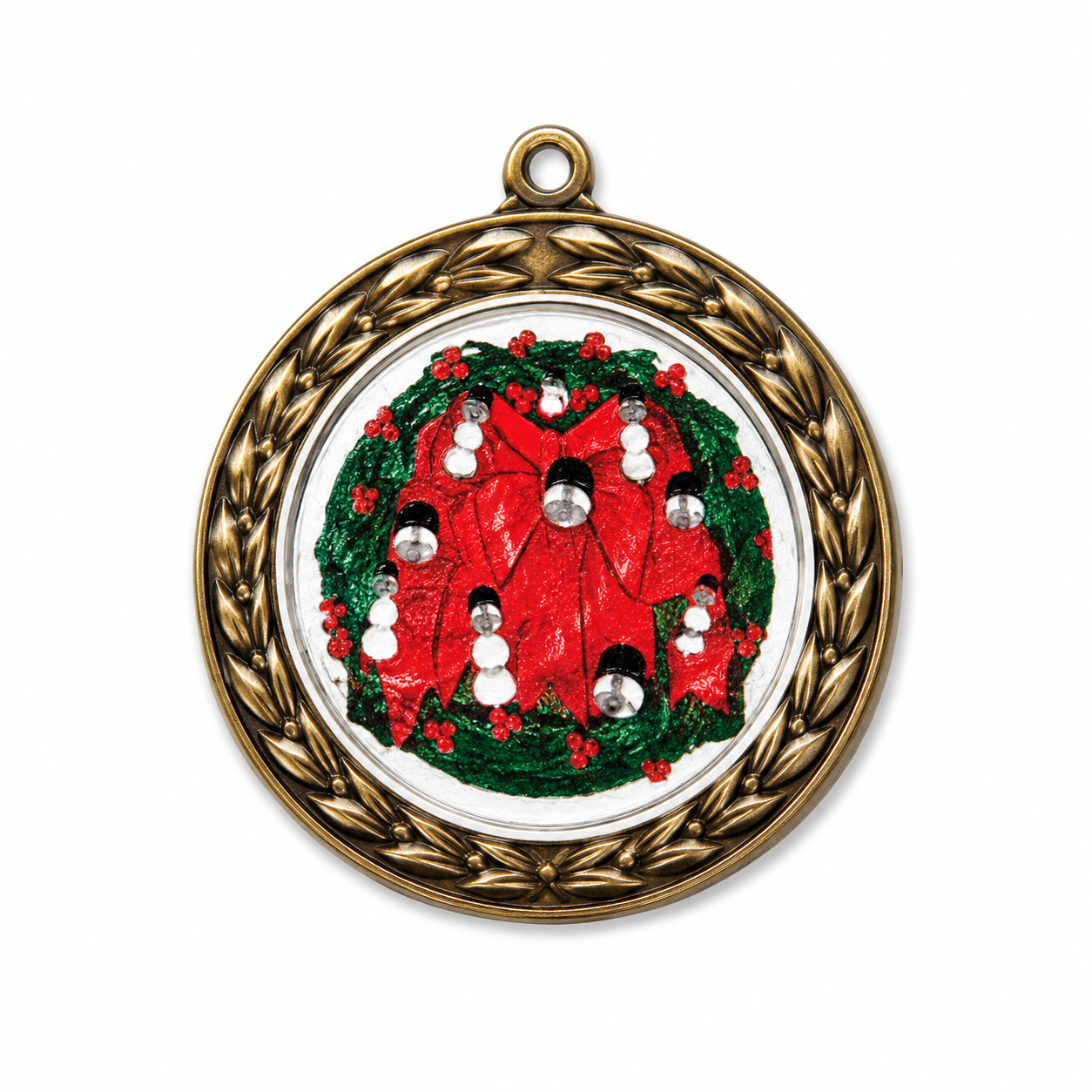 Vintage Ugly Christmas Sweater Neck Medal