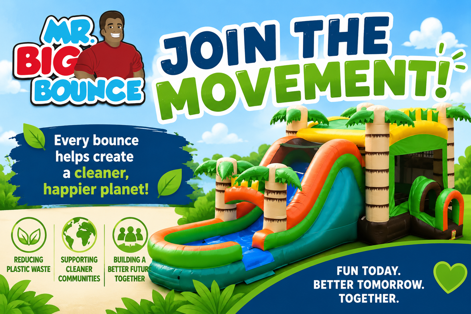 Join the movement toward a cleaner future with Mr. BigBounce
