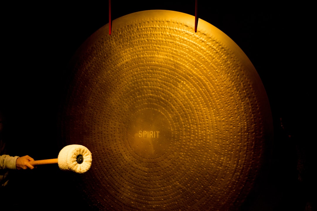 Gong bath sound experience.