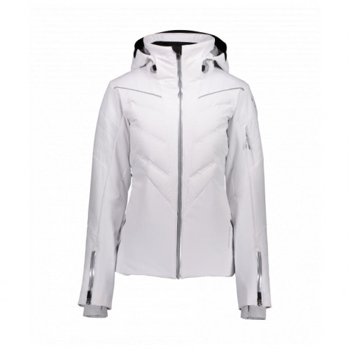 obermeyer white ski jacket