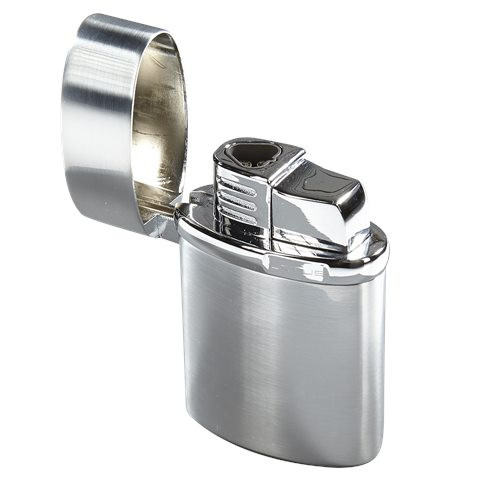 Lotus Triple Table Top Lighter Chrome Holy Smokes Cigars