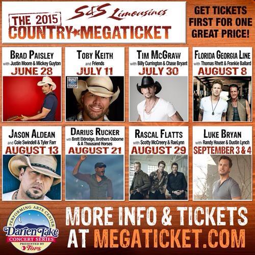 2015 Country Mega Ticket