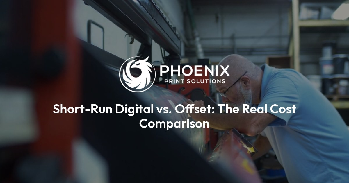 Short-Run Digital vs. Offset: The Real Cost Comparison