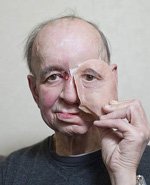 3D printed face