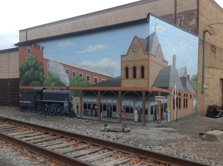 Canandaigua Train Depot Mural is Complete!