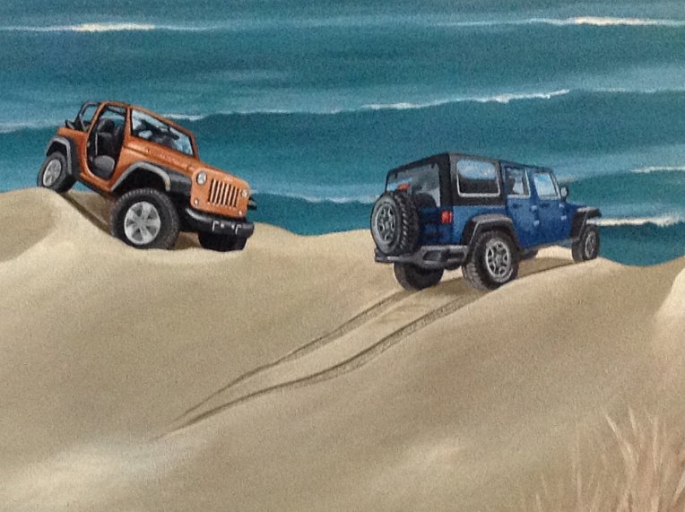 Jeeps on the Beach