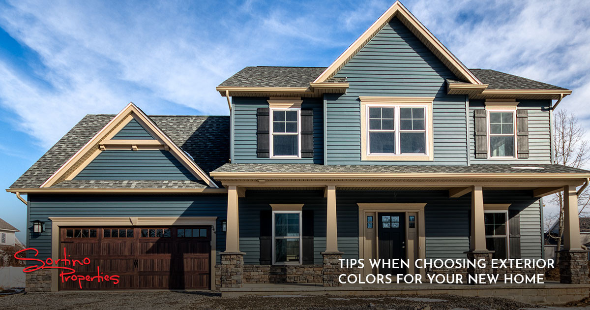 Tips When Choosing Exterior Colors for Your New Home