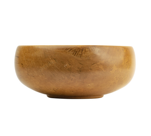 A Contemporary Artisan Maple Turned Bowl Signed C. Zema 1996