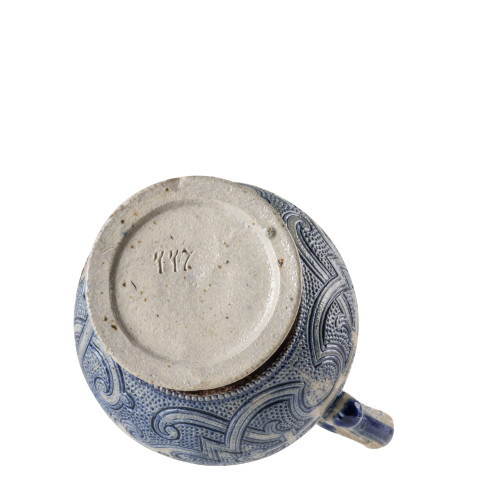 A Vintage Stoneware Nordic Style Pitcher